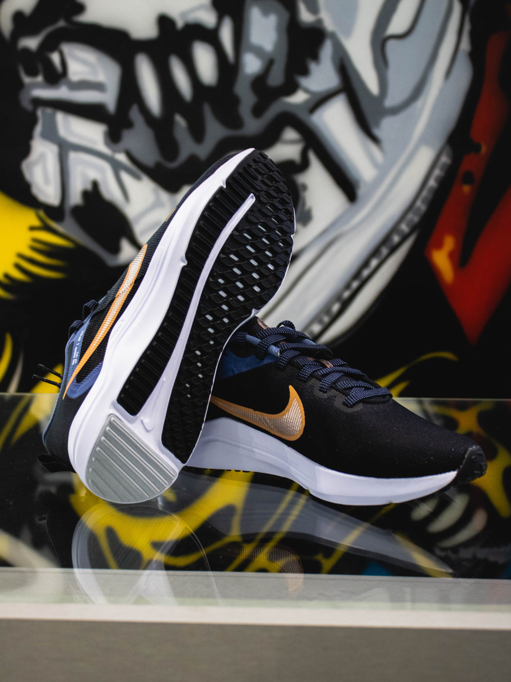 Nike Downshifter 12 Black Red Bronze