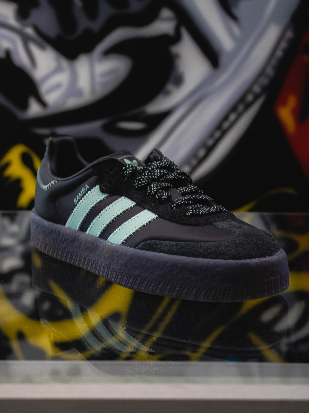 Adidas Originals Samba Core Black / Bliss Mint / Gum