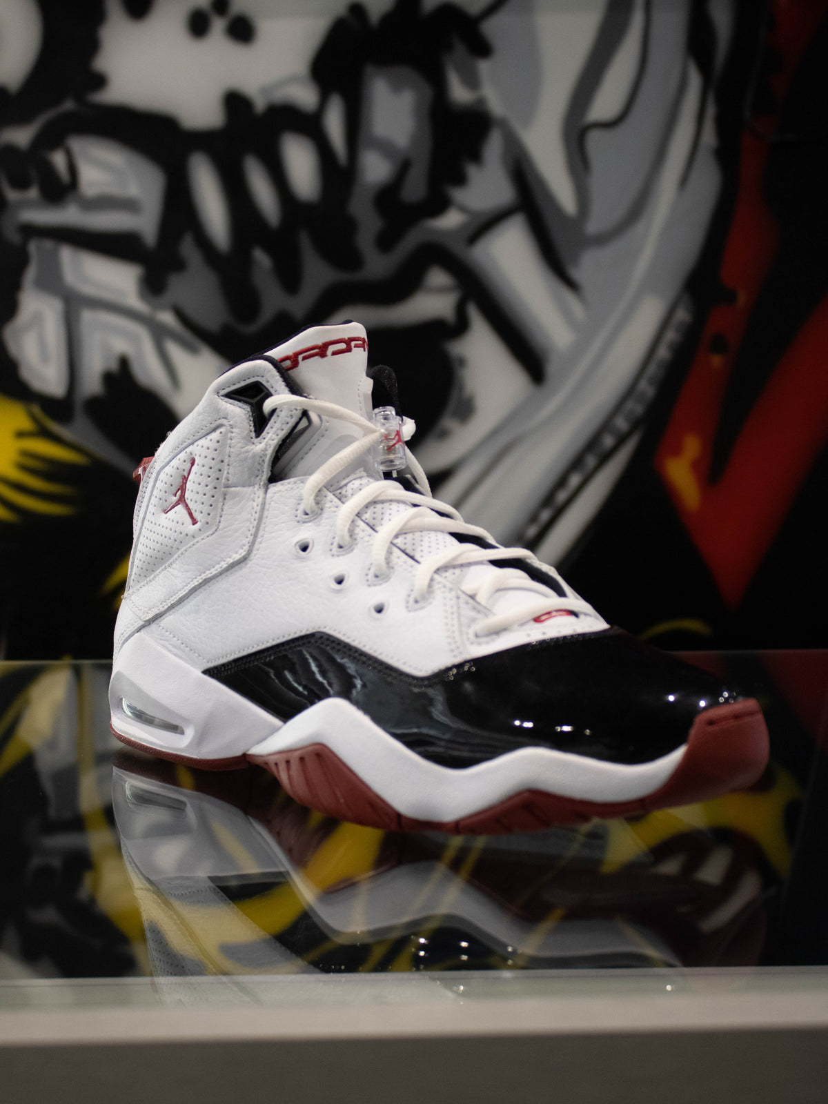 Jordan B Loyal White Red Black