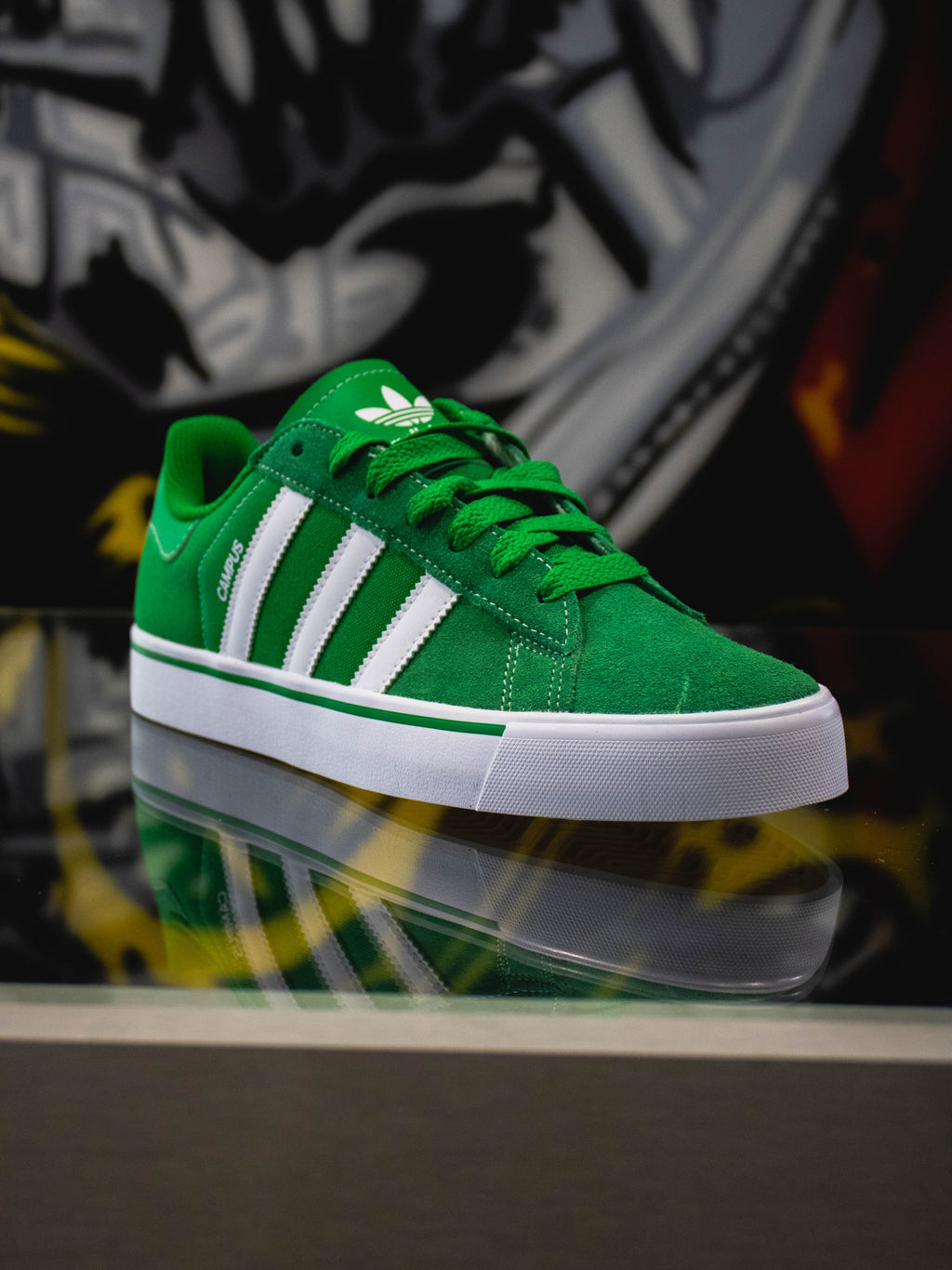 Adidas Originals Campus Vulc Court Green / Cloud White / Gum