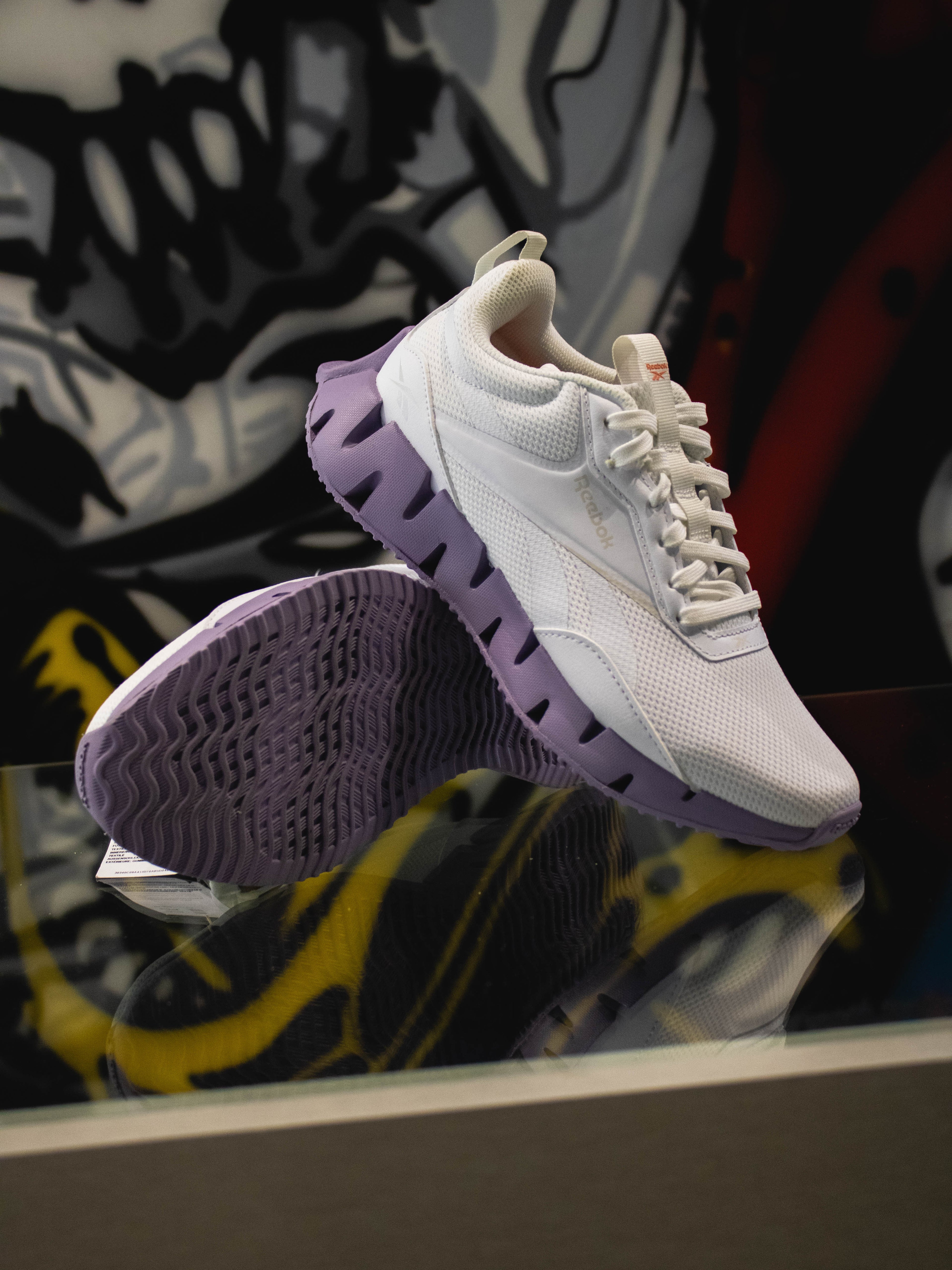 Reebok Zig Dynamica STR White Purple