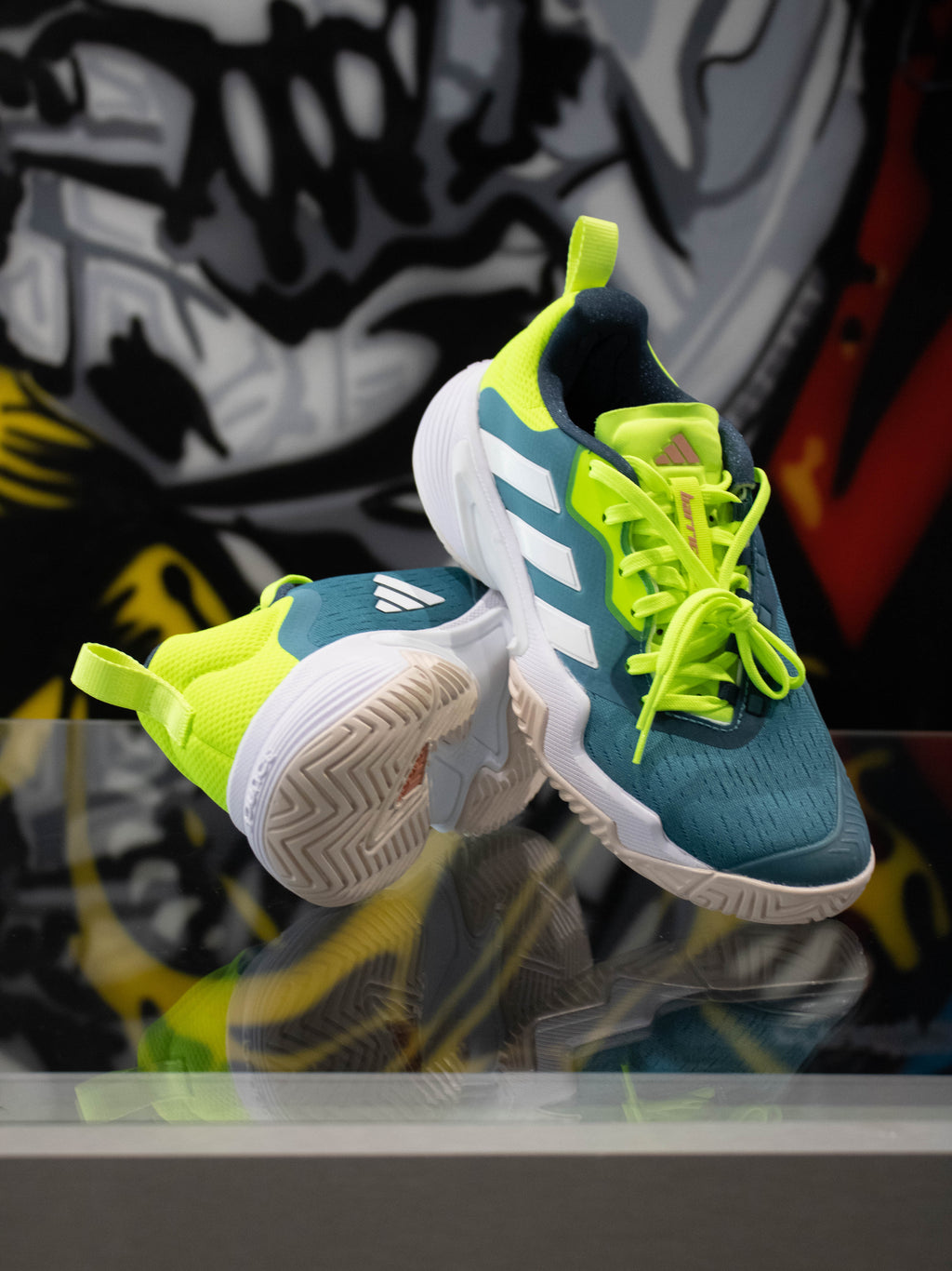 Adidas Barricade 13 Preloved Teal / Lucid Lemon / Cloud White