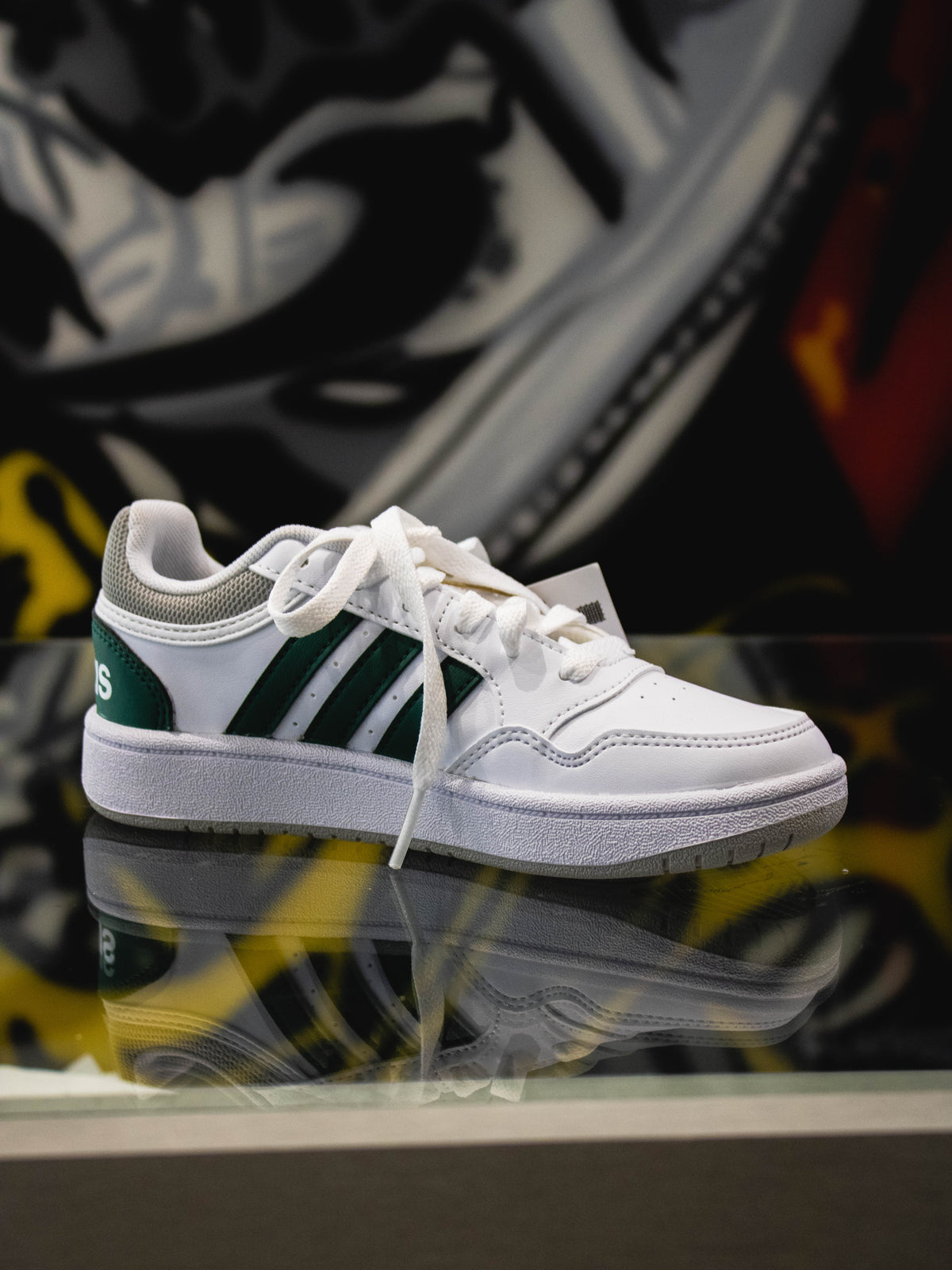 Adidas Hoops 3.0 White / Green