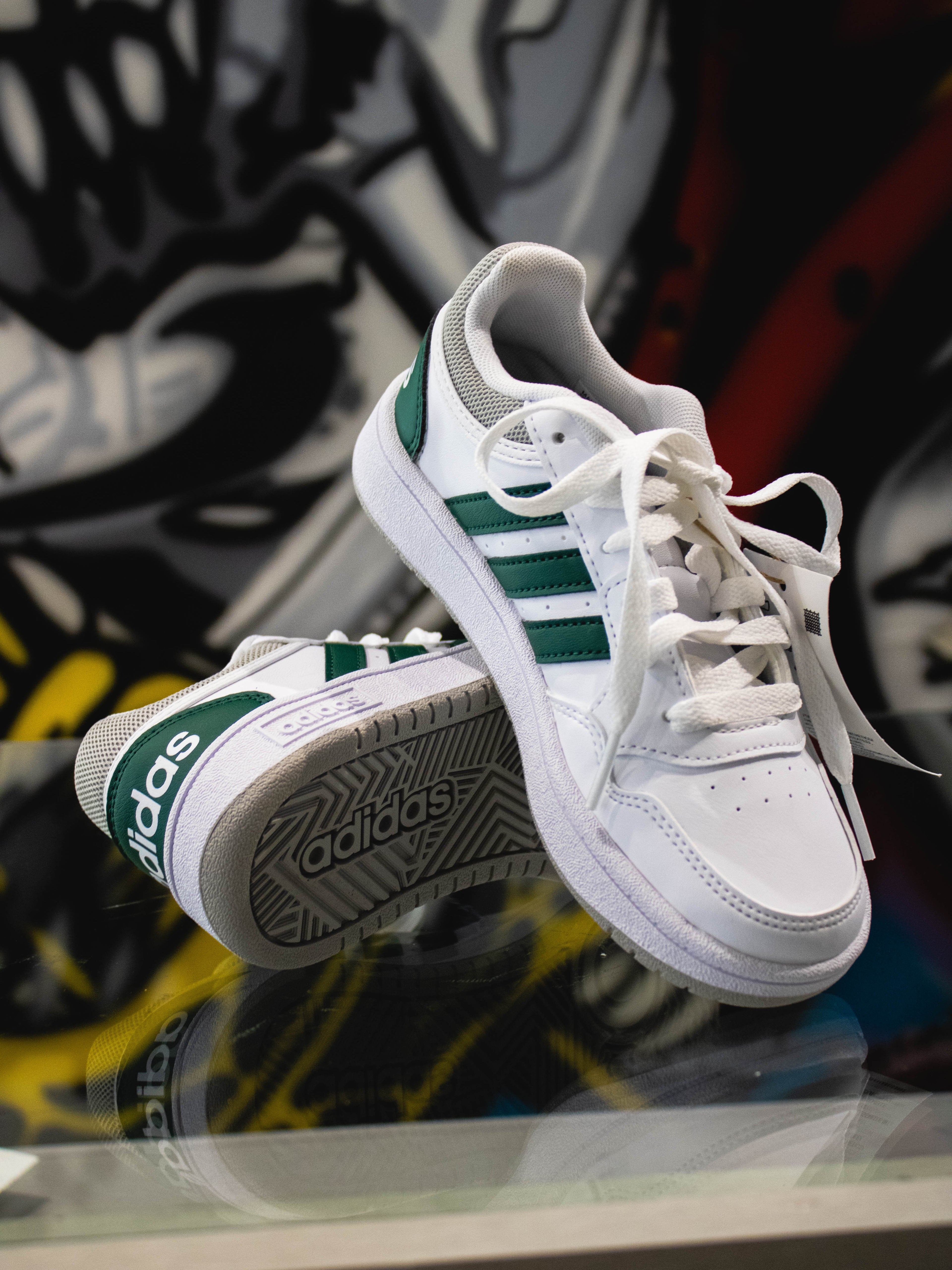 Adidas Hoops 3.0 White / Green