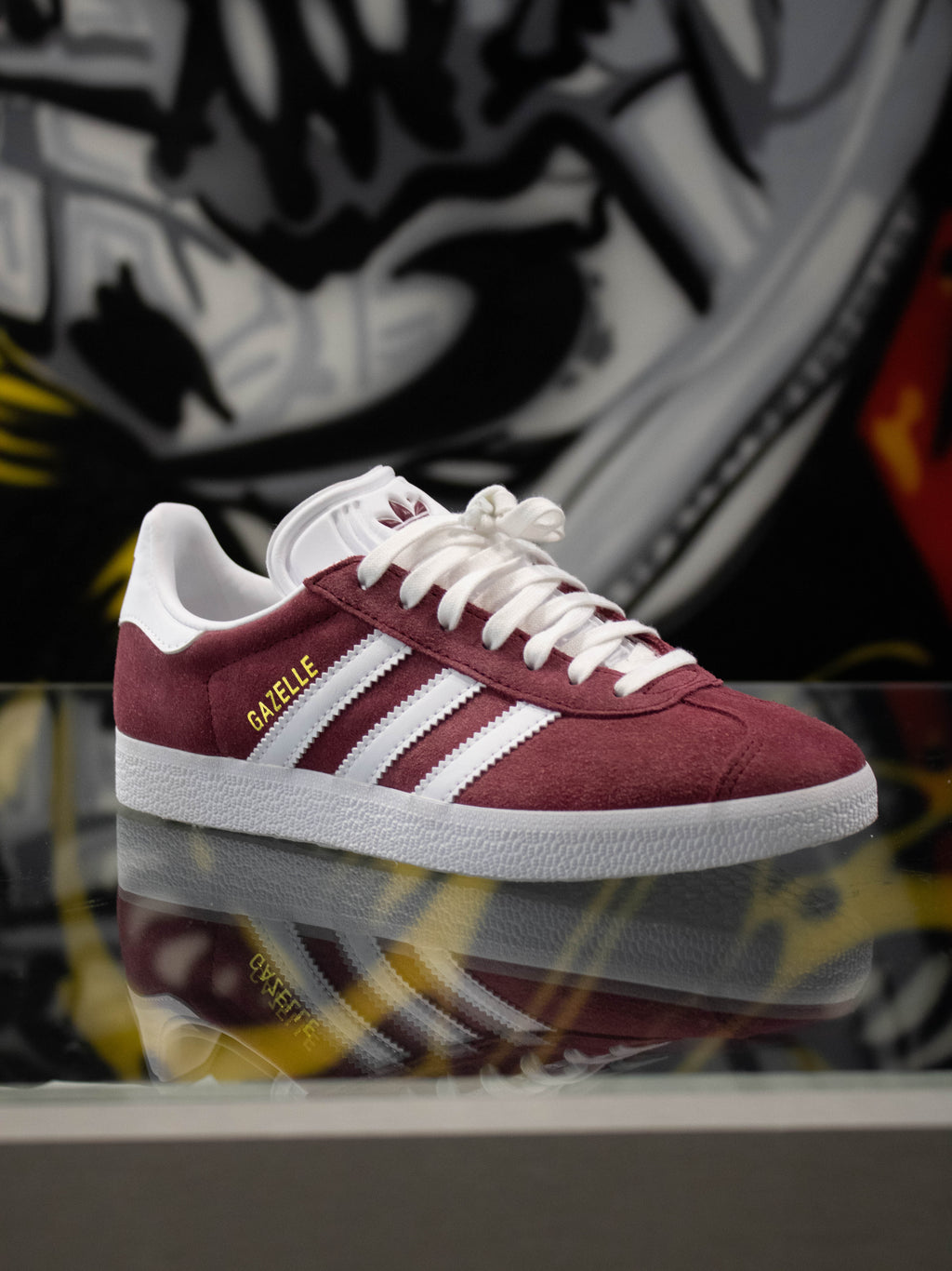 Adidas Originals Gazelle Shadow Maroon / Cloud White / Gold Metallic