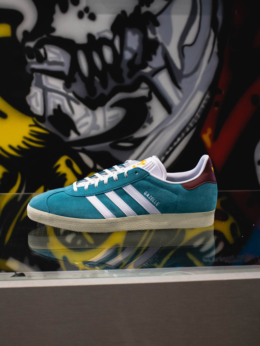 Adidas Originals Gazelle Cloud White / Green / Gum