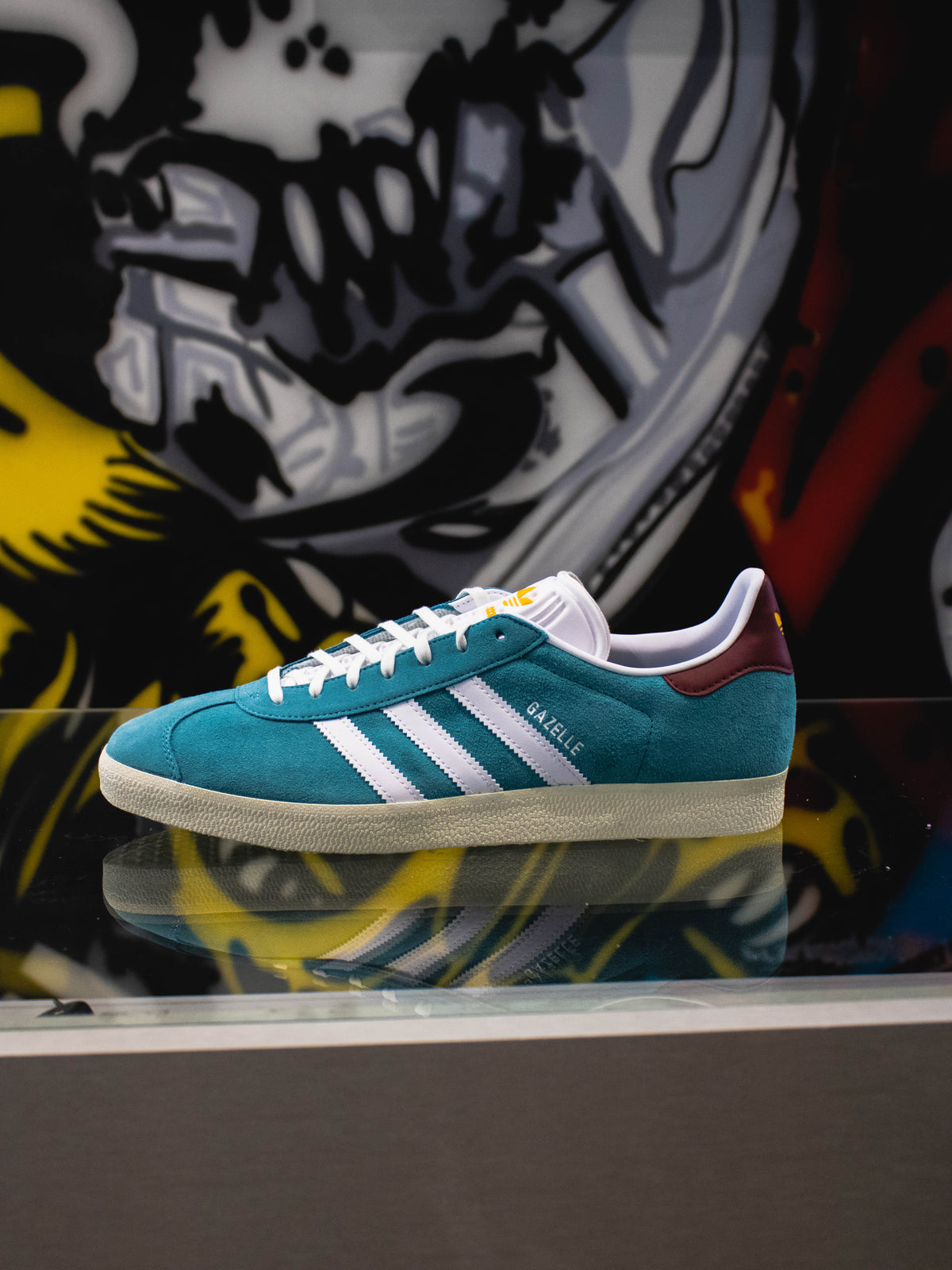 Adidas Originals Gazelle Cloud White / Green / Gum