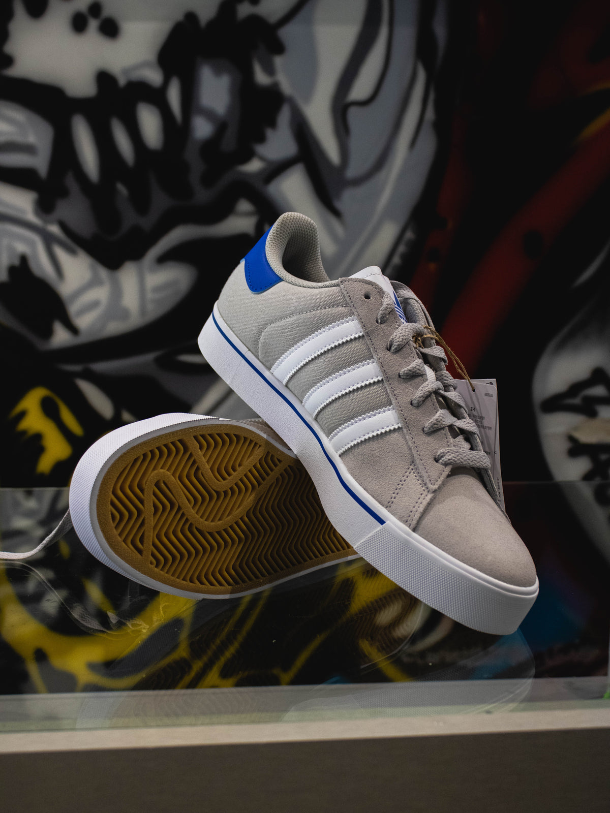 Adidas Originals Campus Vulc Grey Three / Cloud White / Blue Bird